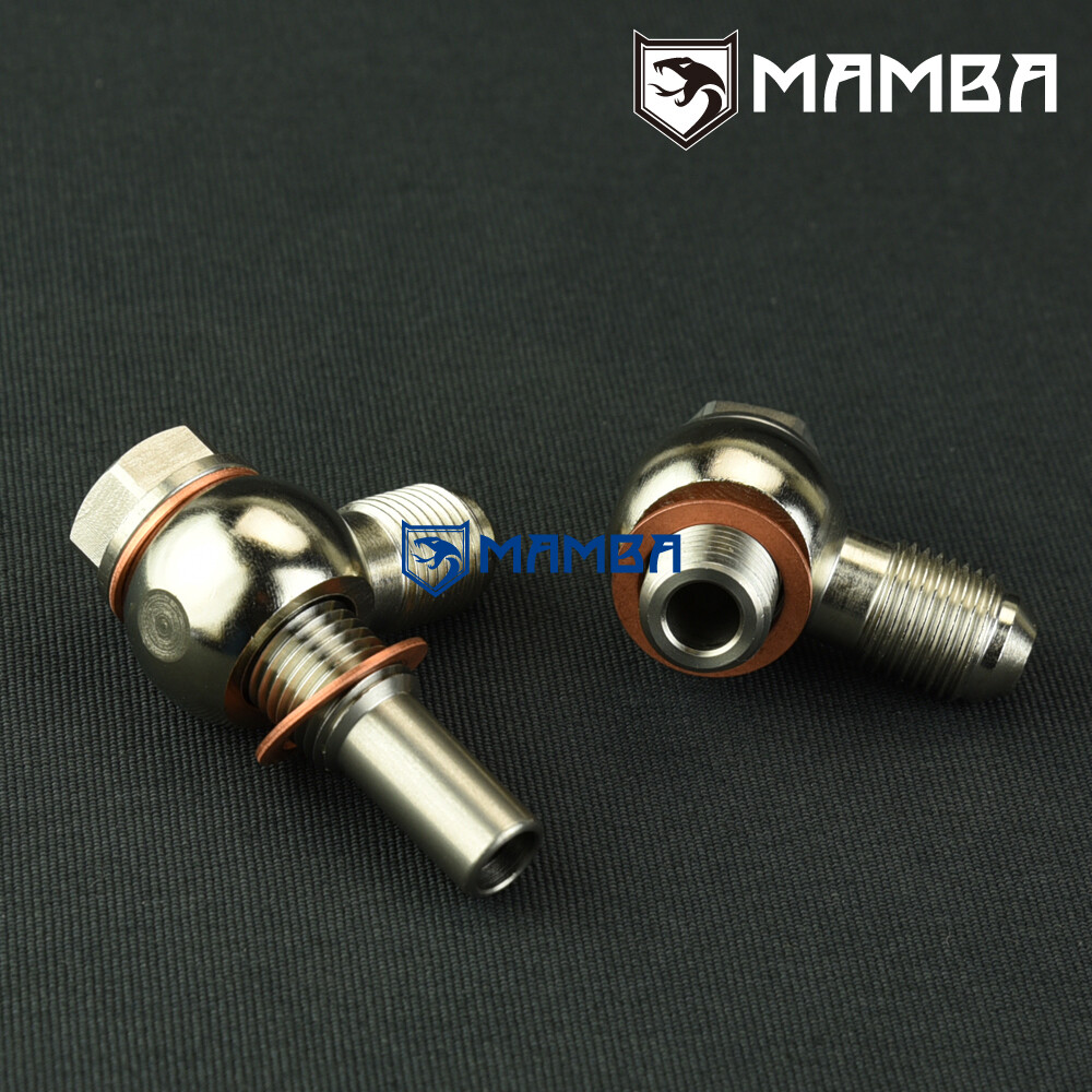 9710 6AN x1/4NPSM 4L80E GM Transmission turbo Oil Cooler 90D Banjo