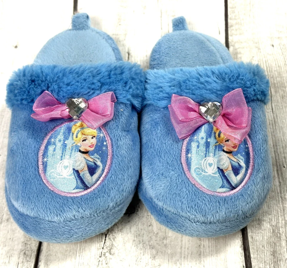 Disney Princesa Cenicienta Niñas Slip On Zapatillas Azul Talla 13/1 0150 Foto 2 de 4