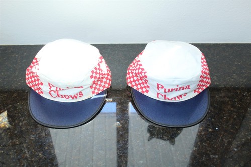 Vintage Ralston Purina Factory Worker Shop Hat Advertising Purina Chows