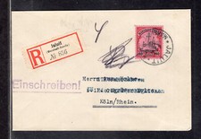 Marshall-I. Mi 21 Brief Einschreiben Jaluit 4.7.10 nach K&ouml;ln