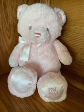Baby Gund "My First Teddy" 13" Soft Pink Plush Bear W/Sewn Eyes/Nose Washable