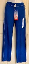 GK  GYMNAST  GRAPHIC GIRLS LARGE ROYA COTTON ATHLETIC LOUNGE STRIPES PANTS Sz CL