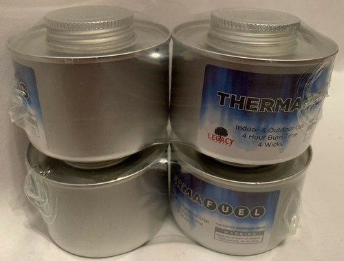 Lot of 4 Legacy Premium ThermaFuel 4-Hour Burn Time Fuel Cell Camping Prepper - Afbeelding 1 van 3