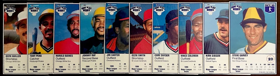 1987 Kraft Home Plate Heroes - Singles & Panels  / U Pick Cards / Buy4+ Save30% - Image 3 of 4