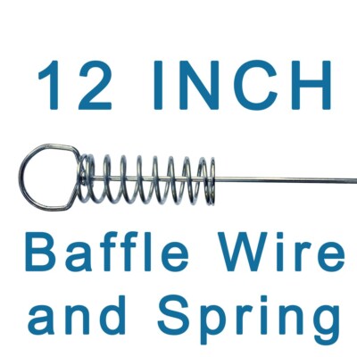 Mini Spring Baffle 2EA - 12 inch Baffle Wire & Spring for Cessna Aircraft | eBay