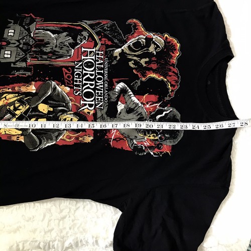 Camiseta Universal Orlando Halloween Horror Nights 2021 Jack el Payaso Negra Lg - Imagen 6 de 7