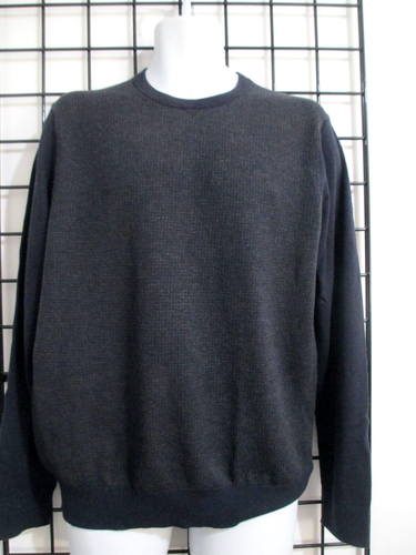 "NEW" MICHAEL KORS / ORG $175 🔥 LARGE==BLACK & GRAY / WOOL BLEND SWEATER - Picture 2 of 8