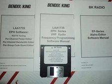 BENDIX KING LAA1735 Bendix King E series VHF DOS based Programming Software EPH