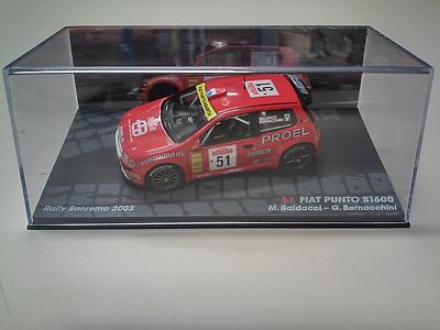 FIAT PUNTO S1600 SANREMO 2003 BALDACCI 1/43 MODELLBAU AUTO RALLYE AUTO RALLY WRC