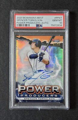 2020 Bowmans Best Spencer Torkelson Auto /99 PSA 10- Tigers | eBay