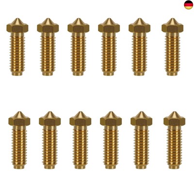 KOYOFEI 12PCS Brass Nozzles for Kobra 2, 3D Printer Parts High Speed 0.4mm