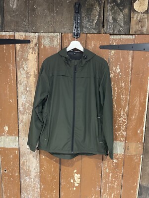 LMA WORKWEAR Hooded Jacket Coat Canoe 2246 Green Men's Size FR3 INT Medium