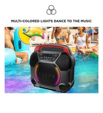 ION PATHFINDER GO WATER-RESISTANT BLUETOOTH SPEAKER - WEATHERPROOF POOL SPEAKER