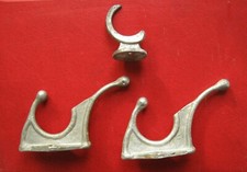 Hangers Clothes Hooks Aluminum Soviet Vintage Set 3 pieces USSR 1980