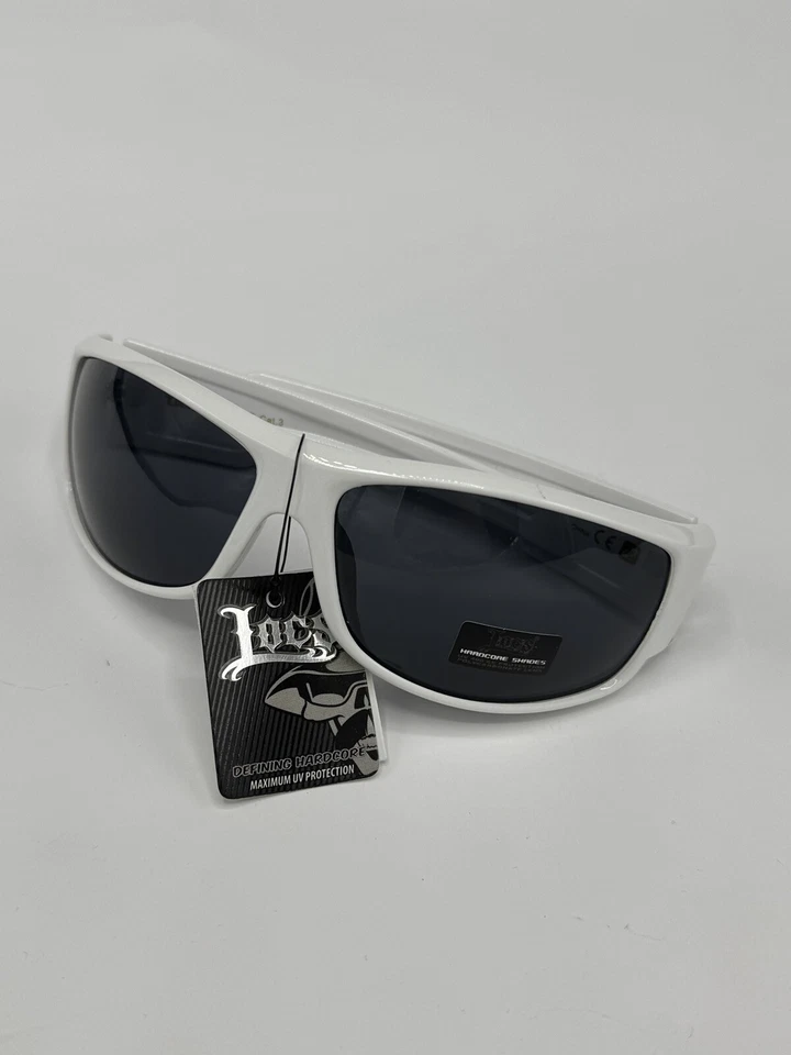 Gafas de sol para hombre Locs 91030 WHT Cat. Lente de policarbonato de protección UV400 3 Foto 3 de 4