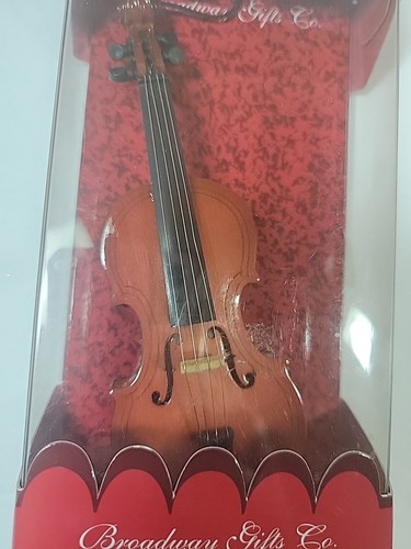 Realistic Violin Christmas Ornament - 5 Inches Tall by Broadway Gifts Co. - Picture 5 of 8