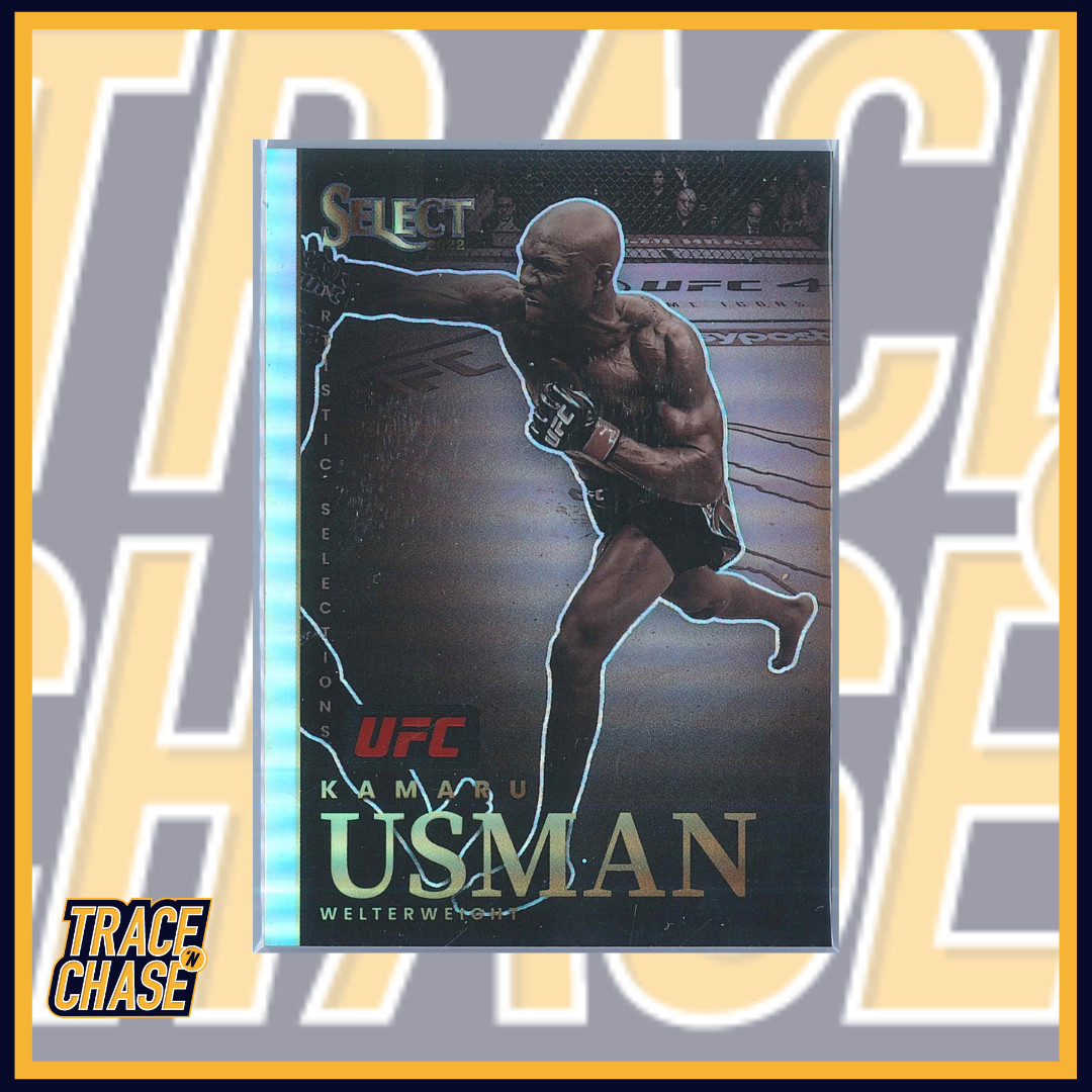 2022 Panini Select UFC Kamaru Usman Artistic Selections #2 CASE HIT SSP!!!