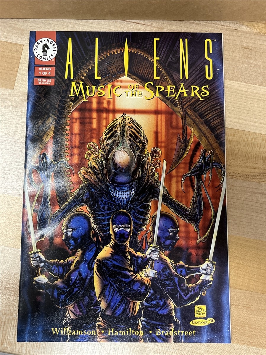 激レア！　ピクチャーＣＤブック「ALIENS」 Aliens - Music of the Spears #1 of 4 - Dark Horse Comics Box 140