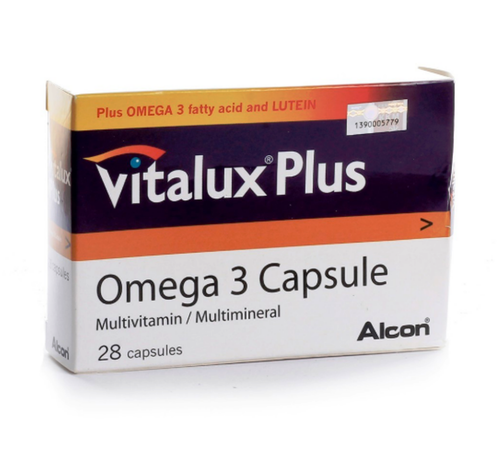 Buy Vitalux Plus Omega 3 Capsule 28's SKU6 Online in Turkey. 401955912771
