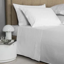 FRETTE LUXURY PERCALE KING 4 PC SHEET SET WHITE NEW WITH TAGS
