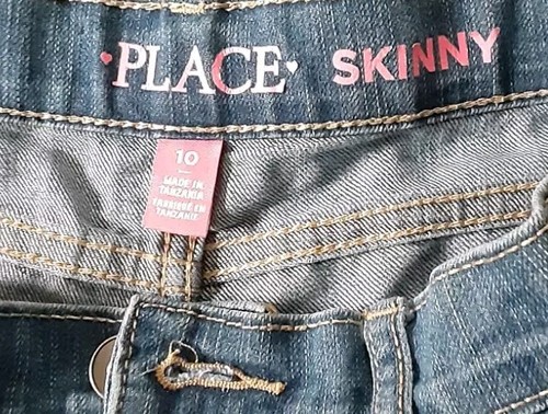 Place Skinny Jeans Girls Size 10 Blue Med Wash - Picture 4 of 4