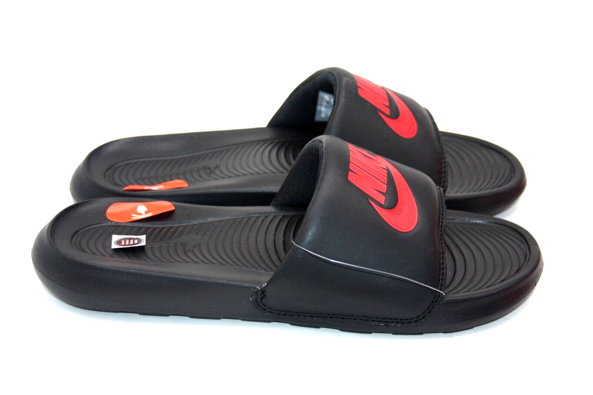 NIKE VICTORY ONE SLIDE CN9675-004 BLACK/UNIVARSITY RED-BLACK