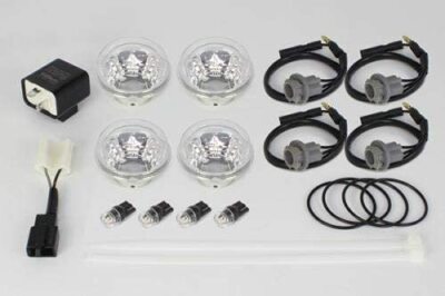 はにくま Special parts Takegawa Blaze Turn Signal Set of 4 Clear Lens