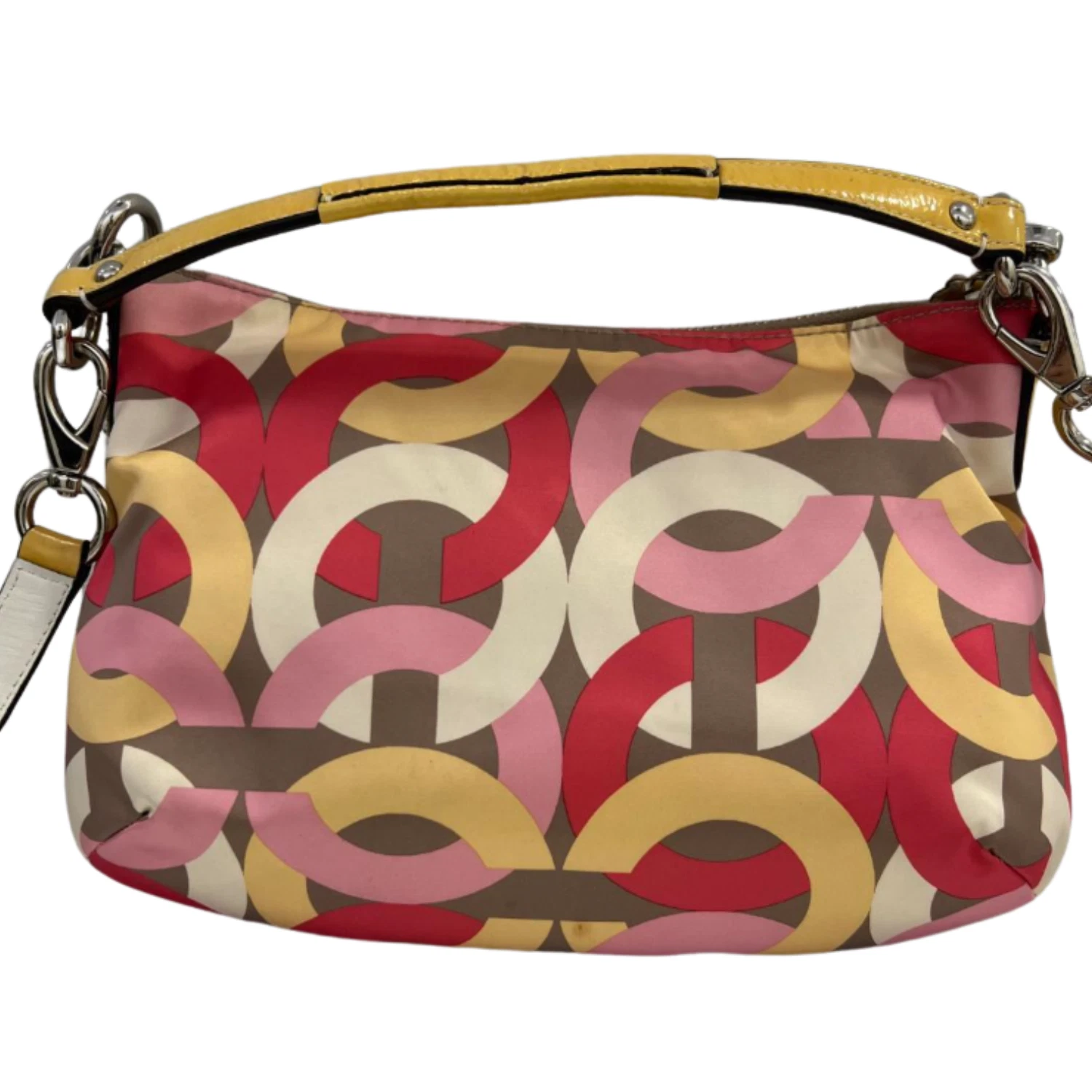 Coach Borsa a Tracolla 2 Vie Op Art Multicolore Cotone F22743
