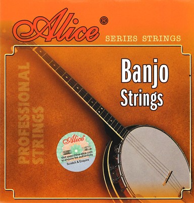 BANJO SAITEN - SAITEN FÜR ZUPFINSTURMENTE - FÜR 4- und 5-saitige Banjo - NICKEL