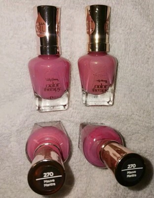 Sally Hansen Color Therapy 270 MAUVE. Lot Of 4. New