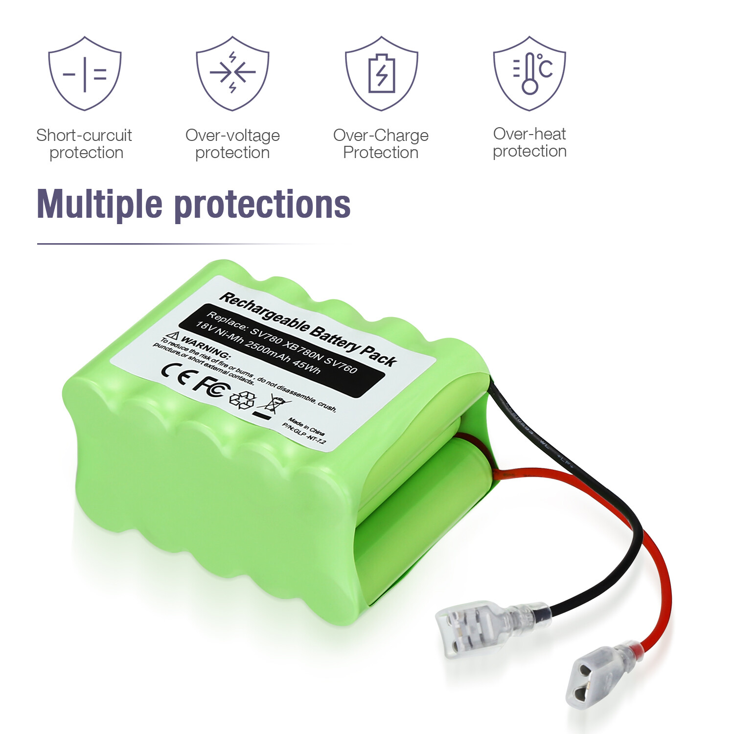 18V NiMH Battery For Shark SV780N XB780N SV760 Cordless Vacuum Cleaners 2.5Ah eBay