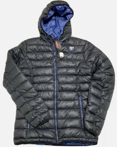 SAM 73 Men’s Hooded Down Winter Jacket In Dark Grey ,Size XXL - 第 1/10 張圖片