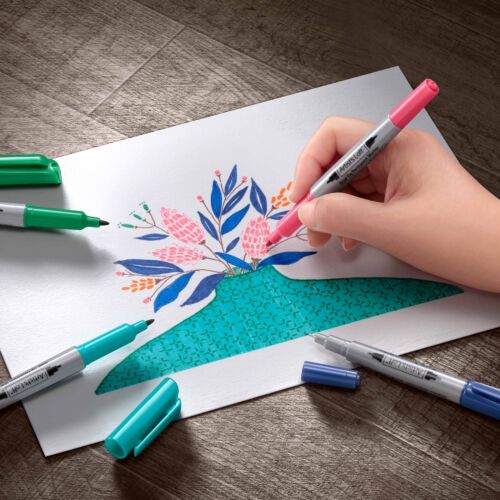 Dual Tip Permanent Marker by Artist's Loft™ -Fine and Ultra Fine Point - Picture 18 of 72