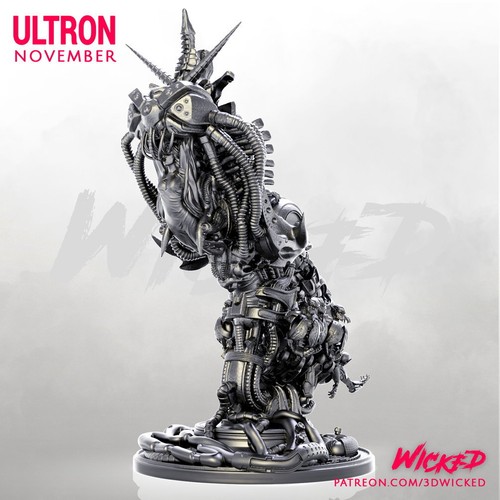 Ultron Resin Scale Modellbausatz unbemalt 3D Druck - Bild 4 von 7