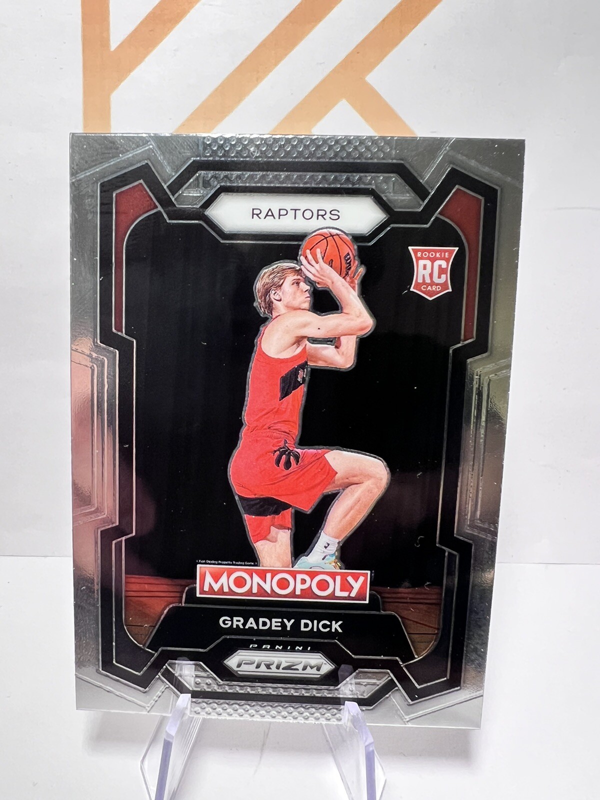 GRADEY DICK #84 RC 2023-24 PANINI PRIZM RAPTORS MONOPOLY