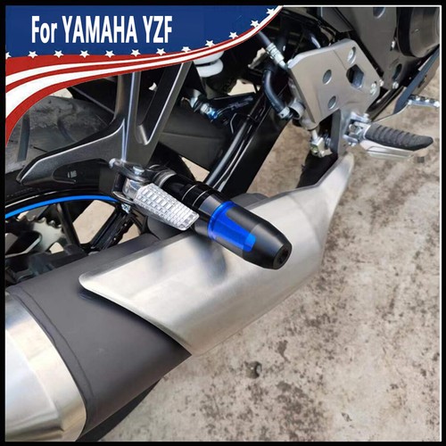 For YAMAHA YZF R1 R3 R6 R7 R125 CNC Frame Slider Crash Exhaust Sliders Protector - Foto 11 di 22