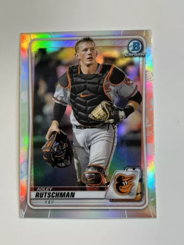 ADLEY RUTSCHMAN 2020 Bowman Chrome Draft SP REFRACTOR Orioles RC 1 SSP 🔥🔥🔥