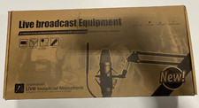 Microphone Condenser Kit Complete for Studio Live Recording Broadcast Microphone