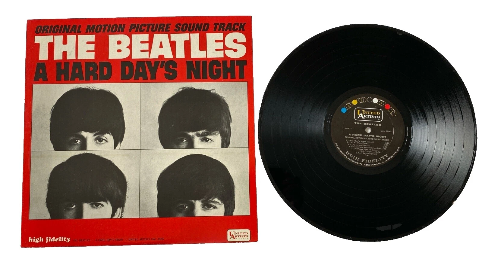 The Beatles Excellent (EX) Grading Very Good Plus (VG +) Sleeve Vinyl Records