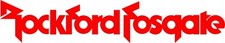 Rockford Fosgate Logo audio racing decal die-cut sticker Red 6" x 1" jdm