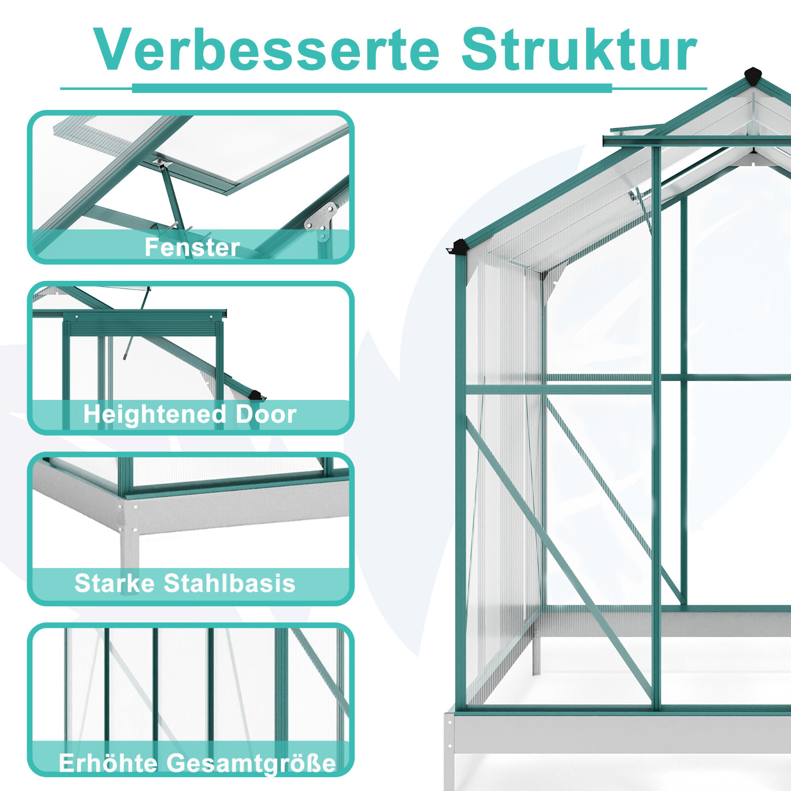 Gawany Gewächshaus It Fundaentrahen Garten Treibhaus Pflanzenhaus