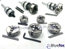 Mitlaufende Zentrierspitze Ø 50 / 65 / 70mm 3 / 4 Backenfutter Bluefox