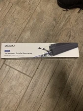 Delamu J Channel Cable Raceway Cable Management 4 pack 15.7" long