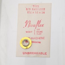 HAMILTON MAINSPRING 8/0 SIZE 7221 Watchmakers Watch Part New Old Stock G13D26 