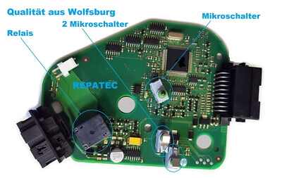 Lenksäulenverriegelung Reparatursatz ECU Steuergerät 4F0905852B Audi A6 4F Q7 4L