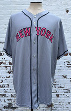 Majestic Cool Base MLB New York Mets Mother's Day Jersey Pink Grey Mens Size 2XL