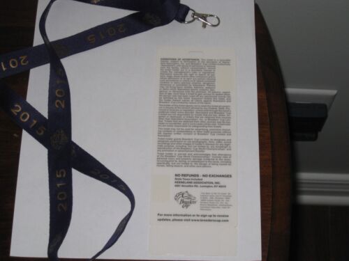 2015 Keeneland Breeders' Cup Full Admission Ticket-HOF American Pharoah - Picture 2 of 2