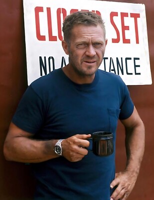 Steve McQueen 8.5 x 11 Candid Photograph Art Print Photo Picture