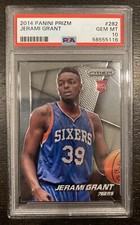 2014 Panini Prizm Jerami Grant Rookie Card RC #282 PSA 10 Pistons 76ers