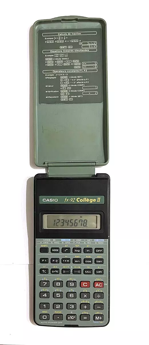 Casio outlet 92 fx